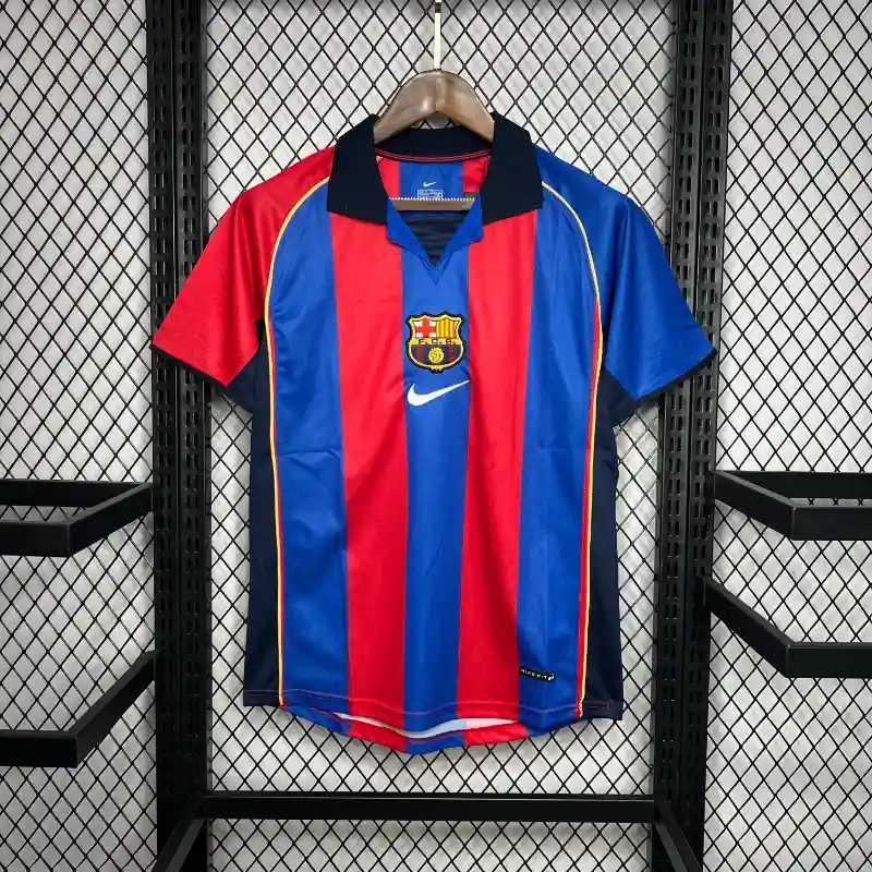 Retro 2004-05 Barcelona Soccer Jersey Home