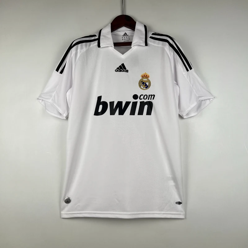 Retro 2008-09 Real Madrid Soccer Jersey Home