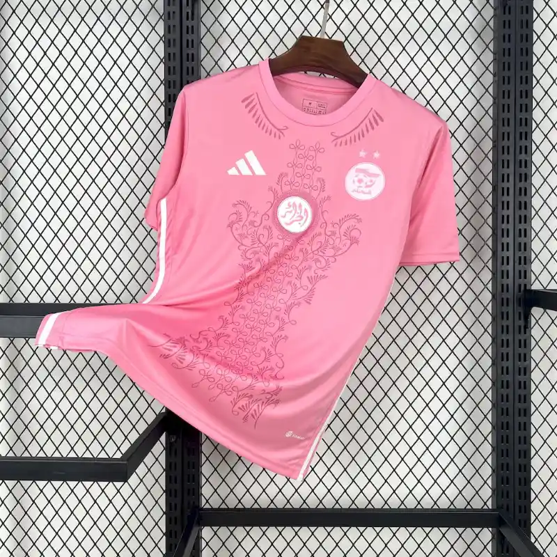 2024 Algeria Pink Soccer Jersey