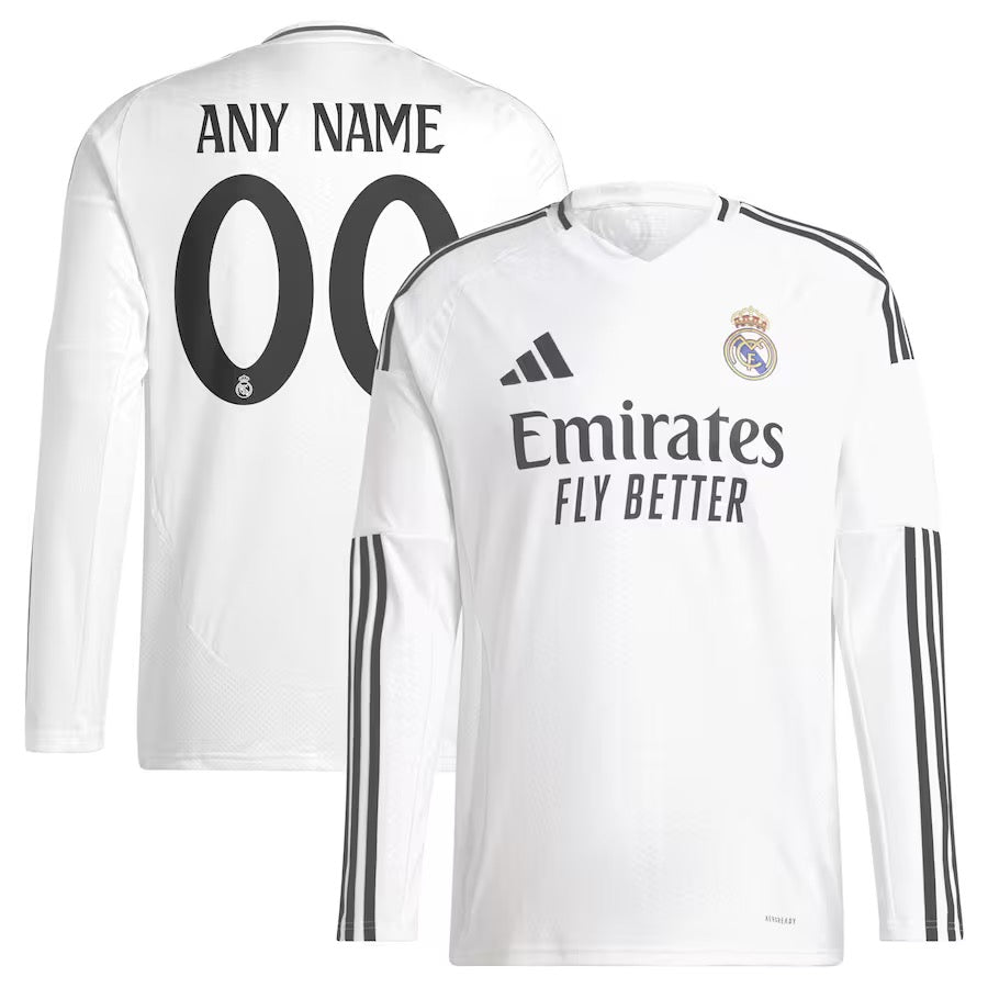 Real Madrid 24/25 Home Long Sleeve