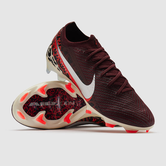 Nike Air Zoom Mercurial Vapor XVI Elite FG - Burgundy Crush/Mtlc Silver/Univ Red/Fossil