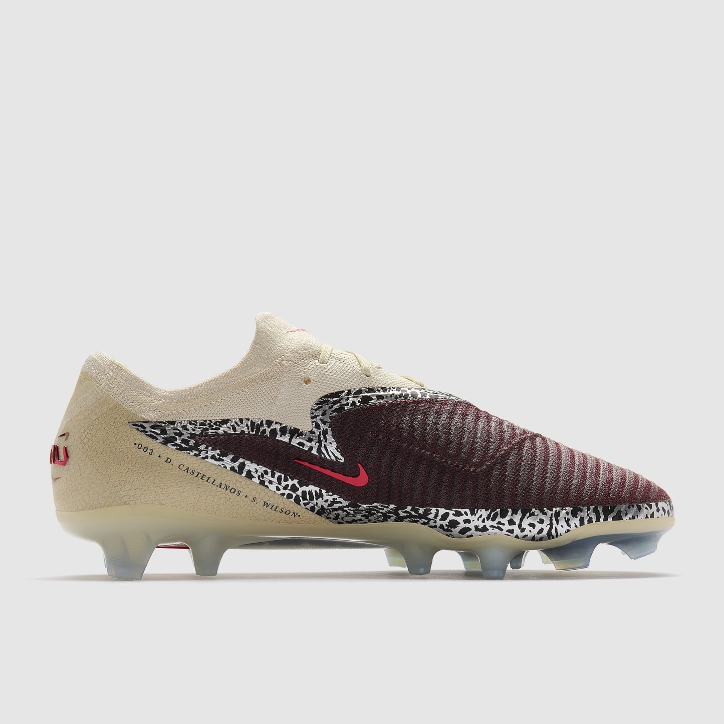 Nike Phantom 6 Low Elite FG - Burgundy Crush/Univ Red/Fossil