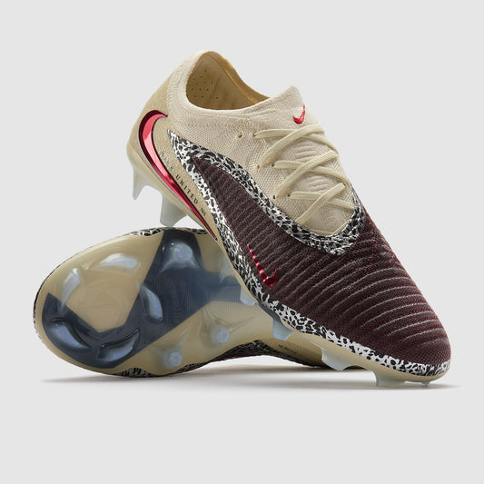 Nike Phantom 6 Low Elite FG - Burgundy Crush/Univ Red/Fossil
