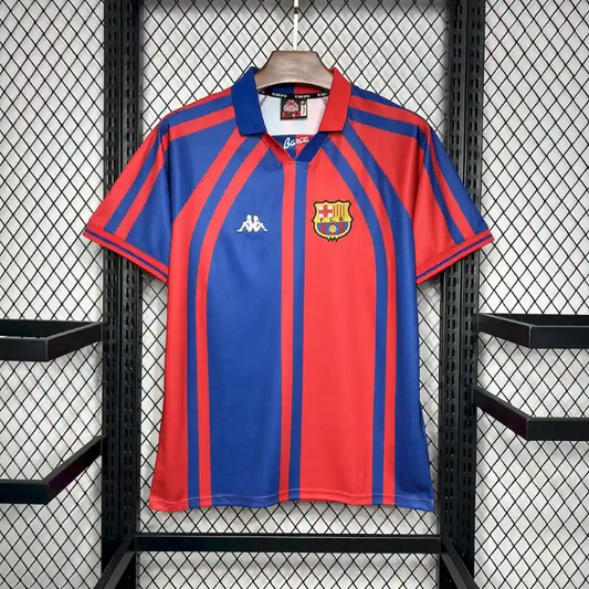 Retro 1998 Barcelona Soccer Jersey Home
