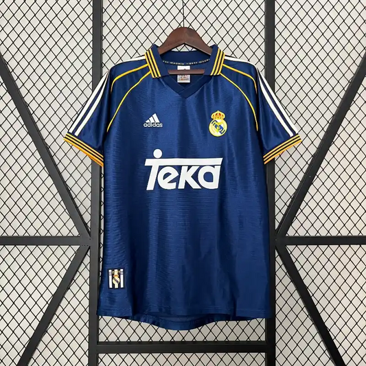 Retro 1998-2000 Real Madrid Soccer Jersey Third Away