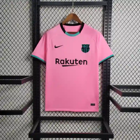 Retro 2020-21 Barcelona Pink Soccer Jersey