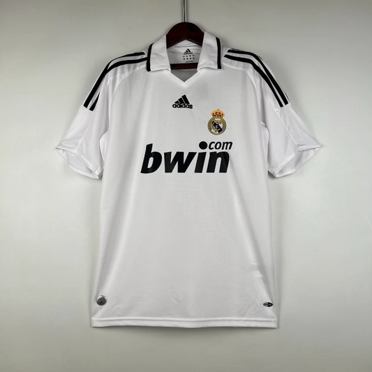 Retro 2008-09 Real Madrid Soccer Jersey Home