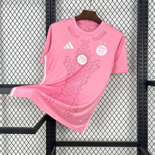 2024 Algeria Pink Soccer Jersey