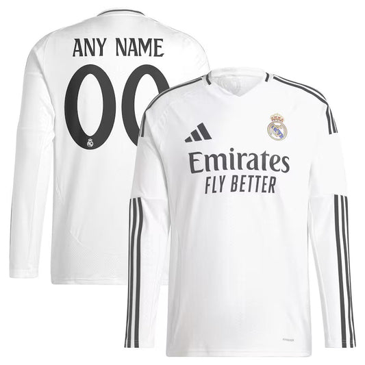 Real Madrid 24/25 Home Long Sleeve