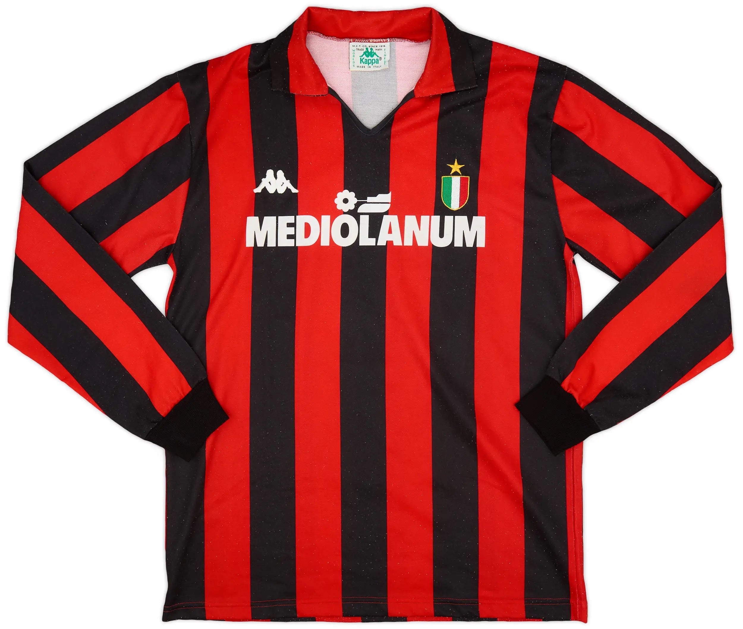 AC Milan 1988/89 Home Long Sleeve